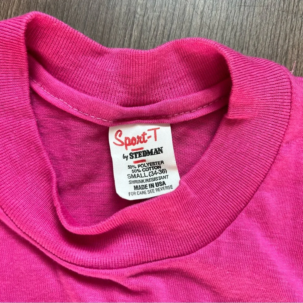 Vintage 80s Dance at the Met New York City T-shirt Pink Size Small 34-38